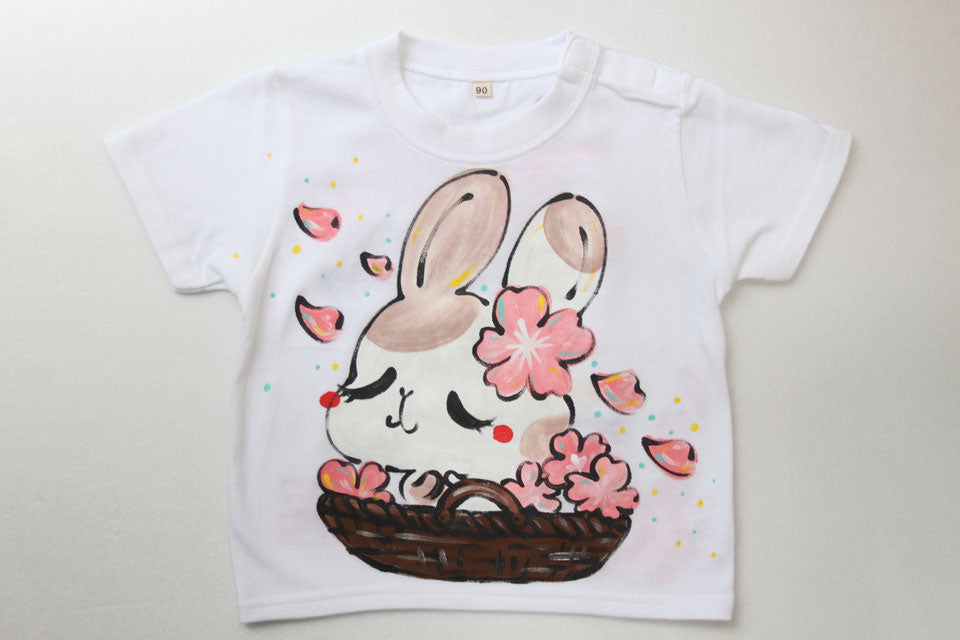 桜とうさぎちゃんTシャツ