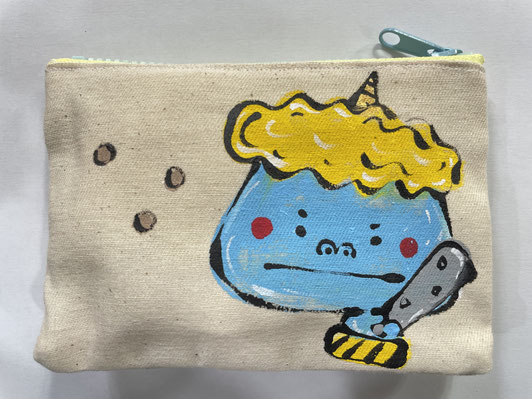 小物雑貨青おにくん