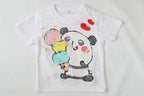 アイスクリームとパンダTシャツ