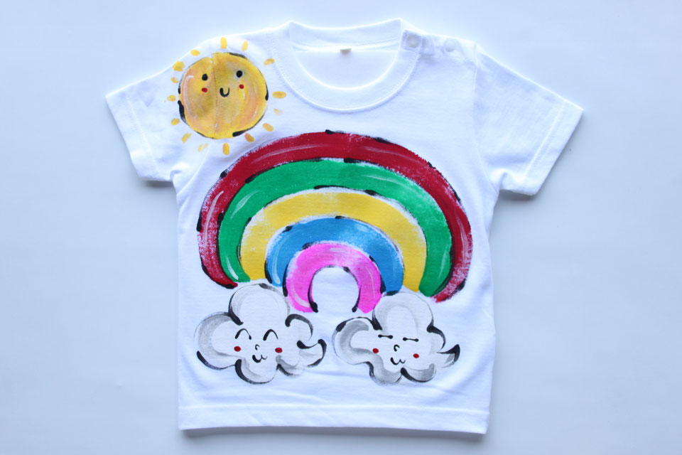 レインボーTシャツ