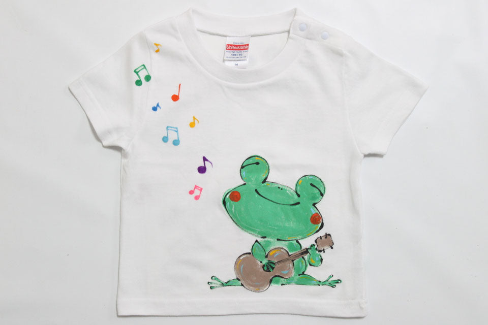 ギターのカエルTシャツ