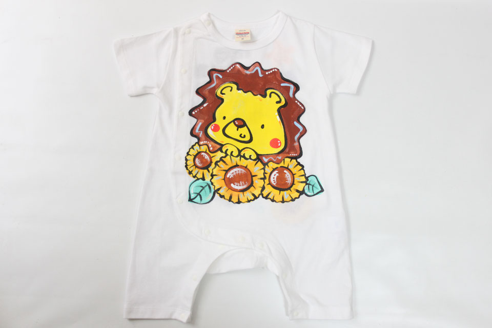ライオンひまわりTシャツ