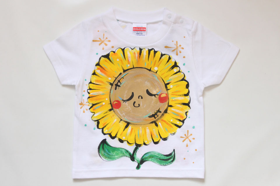 サンサンフラワーTシャツ