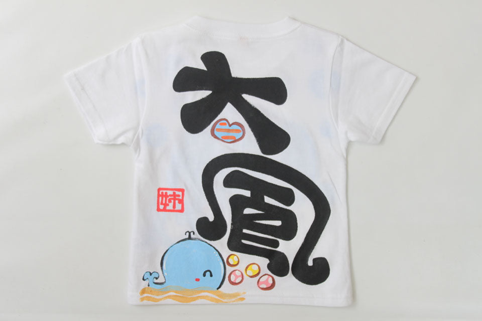 青色くじらTシャツ